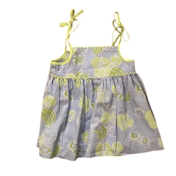 Lilly Pulitzer Vintage Sweet Blue Testas Sun Dress Infant Size 6-12  Months - Picture 1 of 10